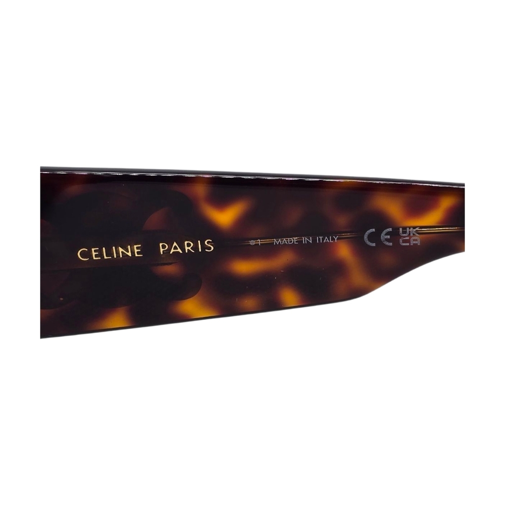 Celine Brown And Black Rectangular Sunglasses - image 5